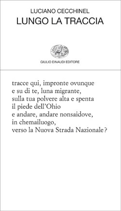 Copertina del libro Lungo la traccia di Luciano Cecchinel