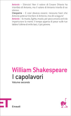 Copertina del libro I capolavori. Volume secondo di William Shakespeare