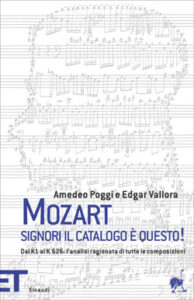 Copertina del libro Mozart. Signori, il catalogo è questo! di Amedeo Poggi, Edgar Vallora