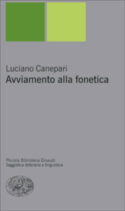 Copertina del libro Avviamento alla fonetica di Luciano Canepari