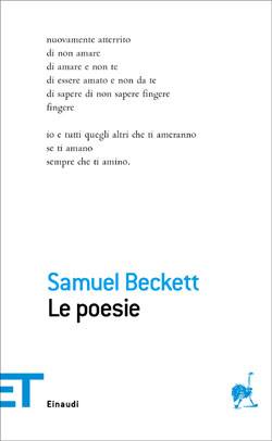 Copertina del libro Le poesie di Samuel Beckett