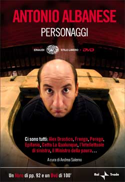 Copertina del libro Personaggi di Antonio Albanese