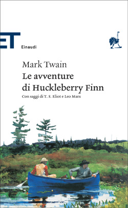 Copertina del libro Le avventure di Huckleberry Finn
