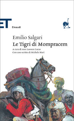 Copertina del libro Le Tigri di Mompracem di Emilio Salgari