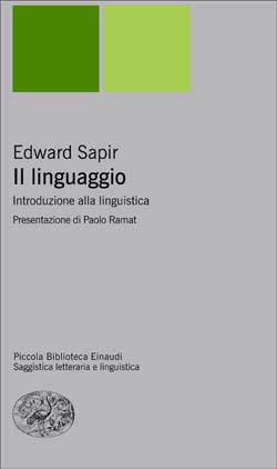 Copertina del libro Il linguaggio di Edward Sapir