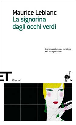 Copertina del libro La signorina dagli occhi verdi di Maurice Leblanc