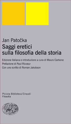 Copertina del libro Saggi eretici sulla filosofia della storia di Jan Patocka