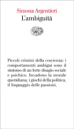 Copertina del libro L’ambiguità di Simona Argentieri