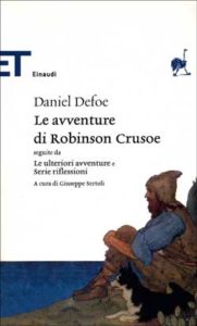 Copertina del libro Le avventure di Robinson Crusoe di Daniel Defoe