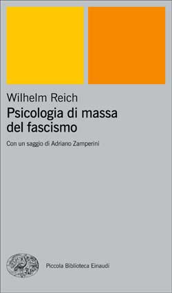 Copertina del libro Psicologia di massa del fascismo di Wilhelm Reich