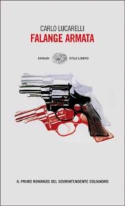 Copertina del libro Falange armata di Carlo Lucarelli