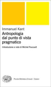 Copertina del libro Antropologia dal punto di vista pragmatico di Immanuel Kant