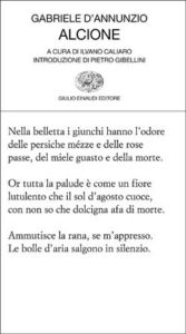 Copertina del libro Alcione di Gabriele D'Annunzio