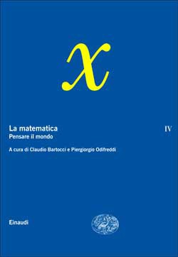 Copertina del libro La matematica. Volume IV di VV.