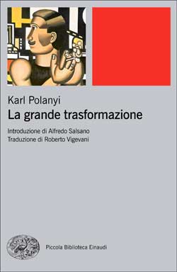Copertina del libro La grande trasformazione di Karl Polanyi