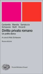 Copertina del libro Diritto privato romano