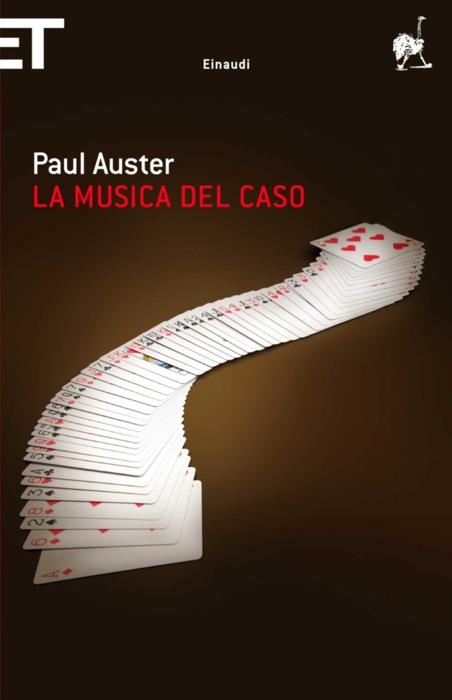 Copertina del libro La musica del caso di Paul Auster