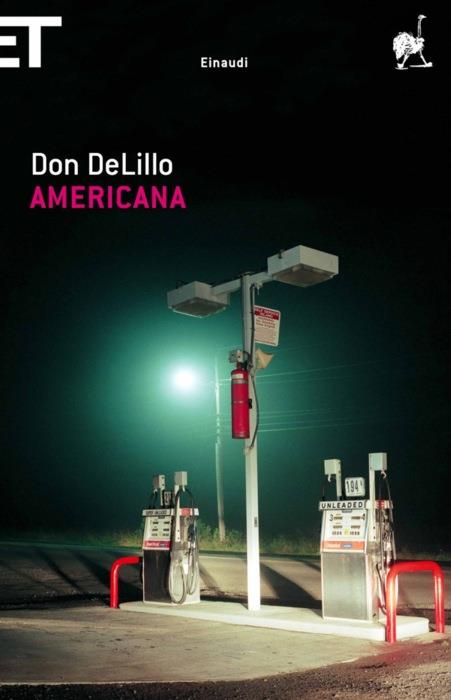 Copertina del libro Americana (versione italiana) di Don DeLillo