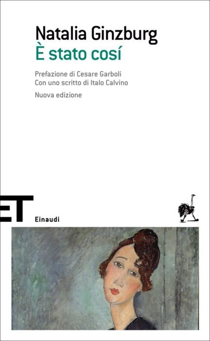 Copertina del libro È stato cosí di Natalia Ginzburg