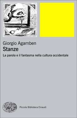 Copertina del libro Stanze di Giorgio Agamben