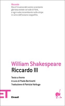 Copertina del libro Riccardo III di William Shakespeare
