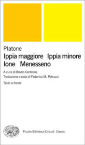 Copertina del libro Ippia maggiore – Ippia minore – Ione – Menesseno di Platone