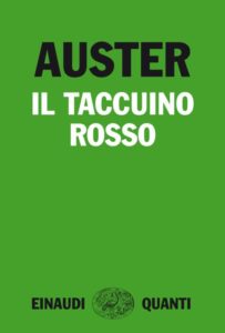 Copertina del libro Il taccuino rosso di Paul Auster