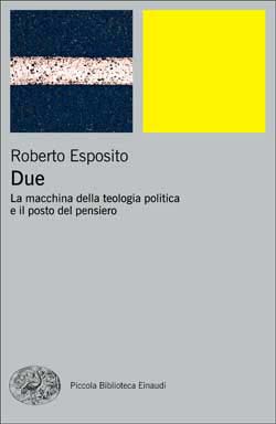 Copertina del libro Due di Roberto Esposito