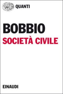 Copertina del libro Società civile di Norberto Bobbio