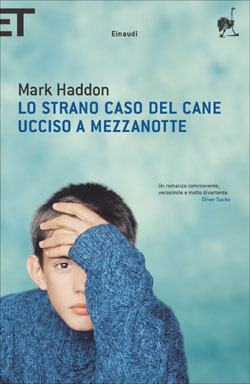 Copertina del libro Lo strano caso del cane ucciso a mezzanotte di Mark Haddon