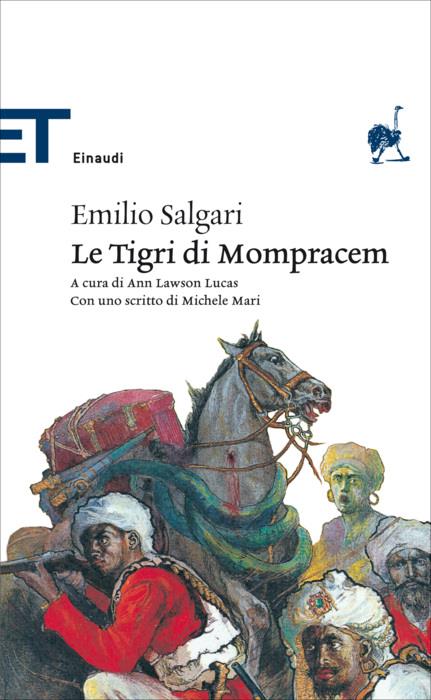 Copertina del libro Le Tigri di Mompracem di Emilio Salgari