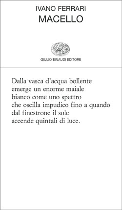 Copertina del libro Macello di Ivano Ferrari