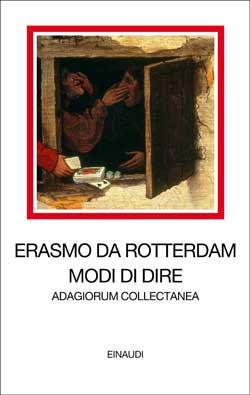 Copertina del libro Modi di dire di Erasmo da Rotterdam