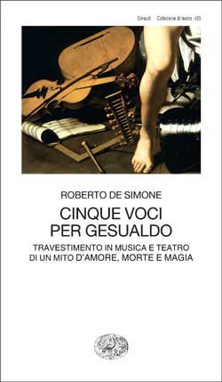 Copertina del libro Cinque voci per Gesualdo di Roberto De Simone