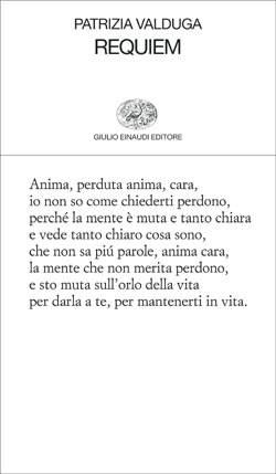 Copertina del libro Requiem di Patrizia Valduga