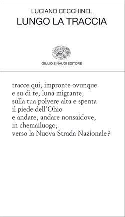 Copertina del libro Lungo la traccia di Luciano Cecchinel