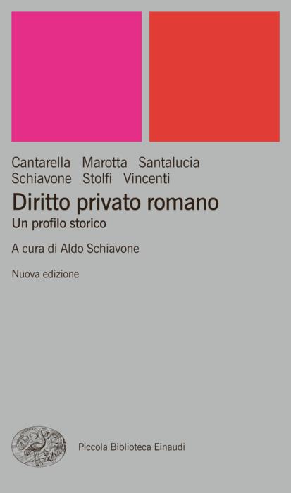 Copertina del libro Diritto privato romano