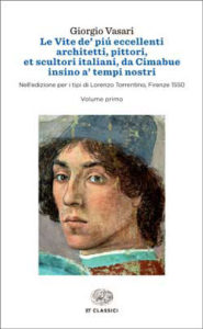Copertina del libro Le Vite de’ più eccellenti architetti, pittori, et scultori italiani, da Cimabue, insino a’ tempi nostri di Giorgio Vasari