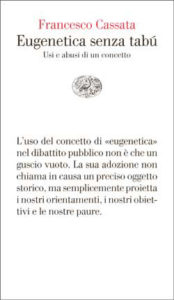 Copertina del libro Eugenetica senza tabú di Francesco Cassata