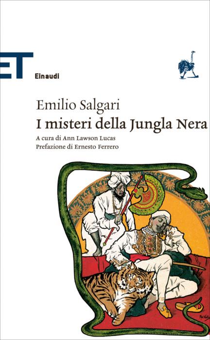 Copertina del libro I misteri della Jungla Nera (Einaudi) di Emilio Salgari