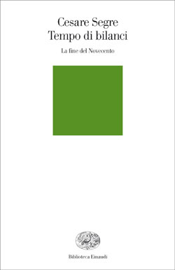 Copertina del libro Tempo di bilanci di Cesare Segre