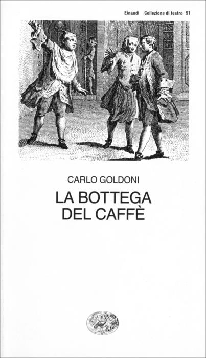 Copertina del libro La bottega del caffè di Carlo Goldoni