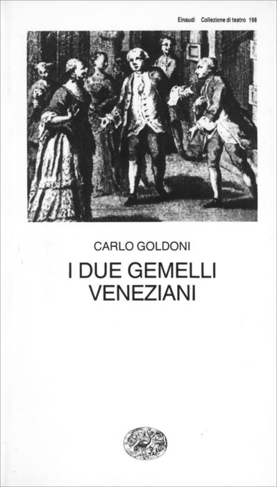 Copertina del libro I due gemelli veneziani di Carlo Goldoni