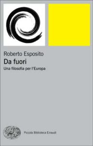 Copertina del libro Da fuori di Roberto Esposito