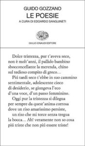 Copertina del libro Le poesie di Guido Gozzano