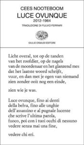 Copertina del libro Luce ovunque di Cees Nooteboom
