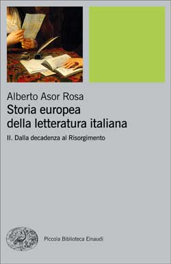 Copertina del libro Storia europea della letteratura italiana II di Alberto Asor Rosa