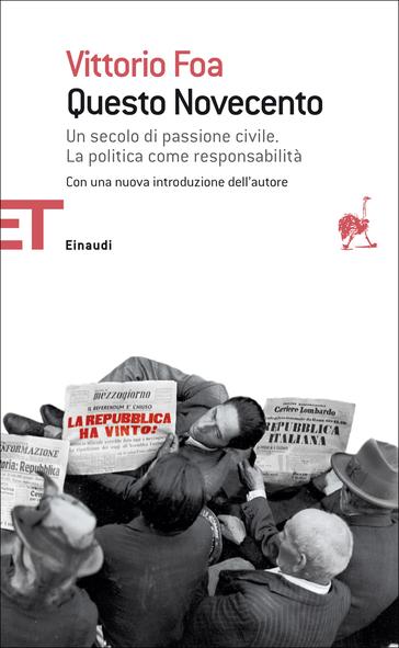 Copertina del libro Questo Novecento di Vittorio Foa