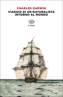 Copertina del libro Viaggio di un naturalista intorno al mondo di Charles Darwin