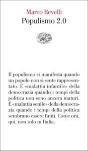 Copertina del libro Populismo 2.0 di Marco Revelli